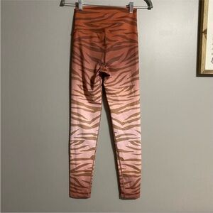 Beach Riot Jungle Piper Legging Rust Zebra